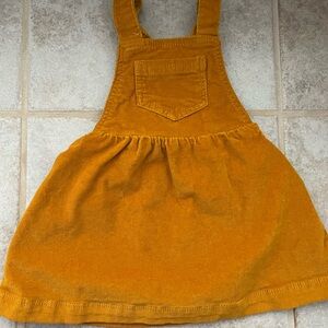 Baby girl corduroy overall dress 6-12 months